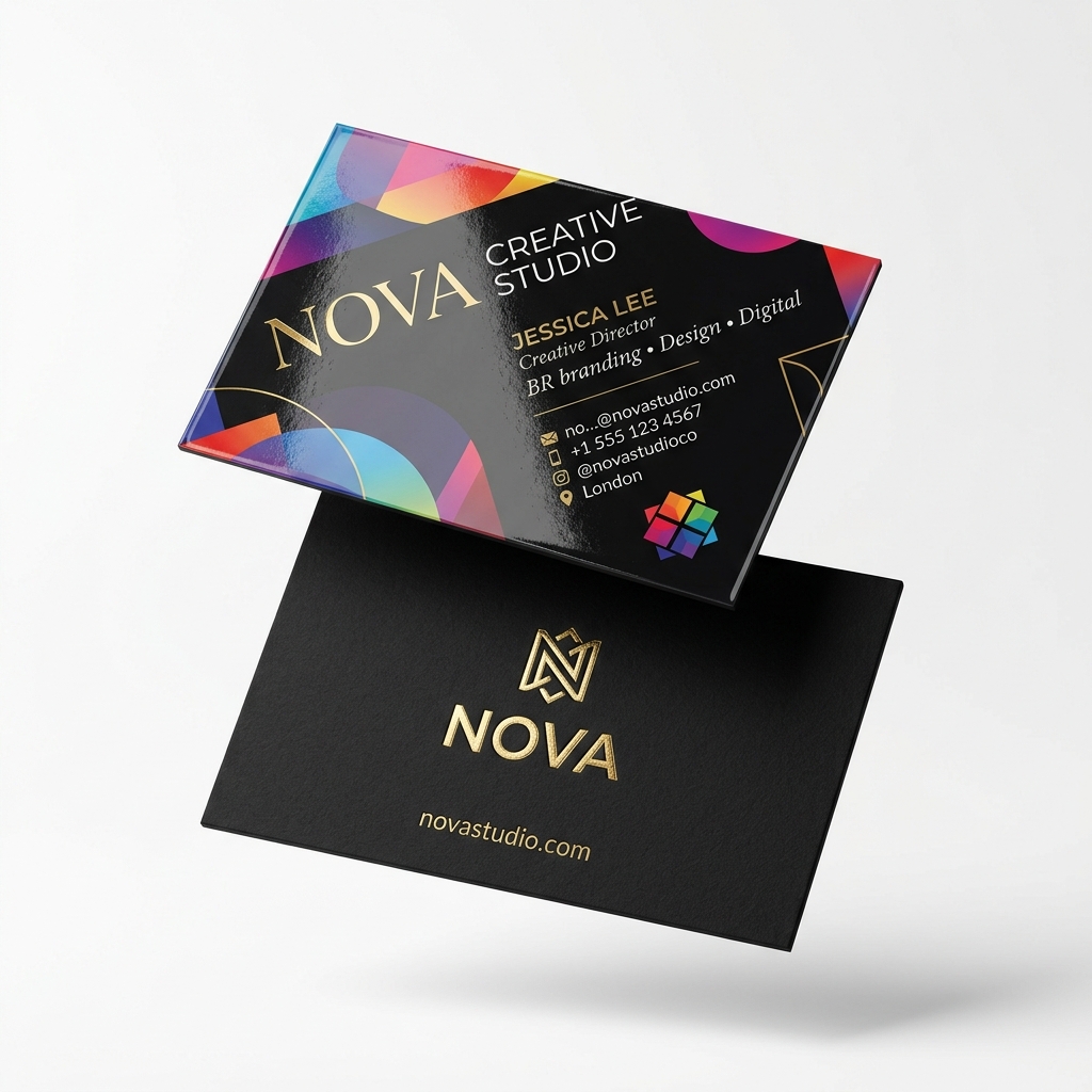 Gloss Lamination (Back Black)